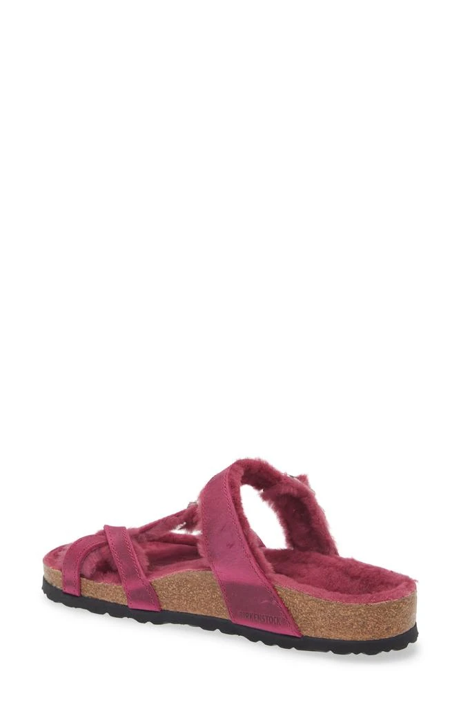 Birkenstock Mayari Genuine Shearling Lined Slide Sandal - Discontinued 2