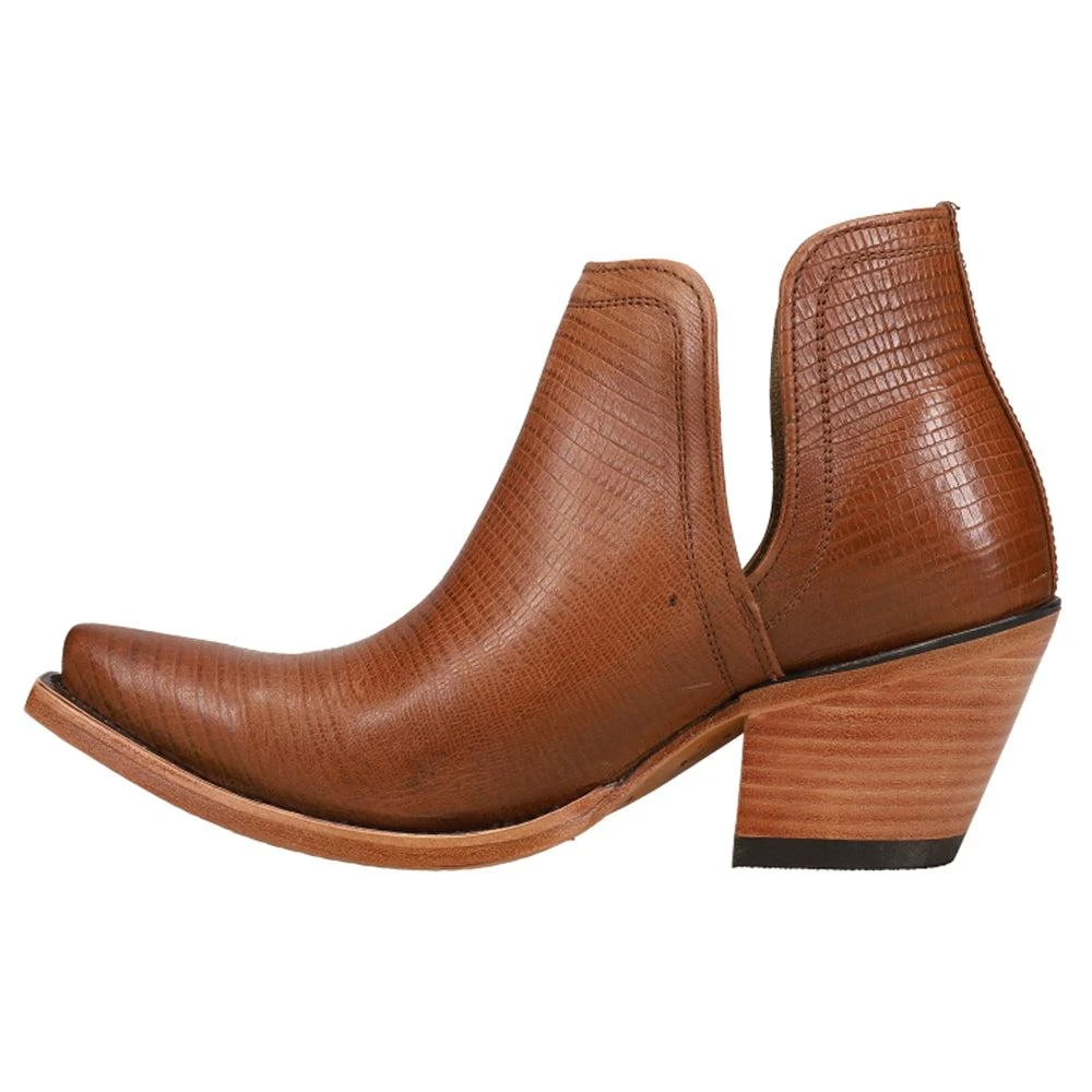 Ariat Dixon Studded Animal Print Snip Toe Cowboy Booties 3
