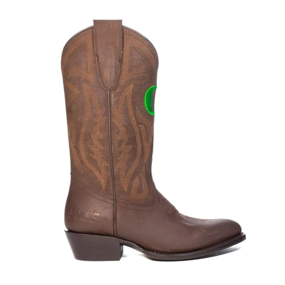 Gameday Boots University of Oregon Embroidered Round Toe Pull On Cowboy Boots 1