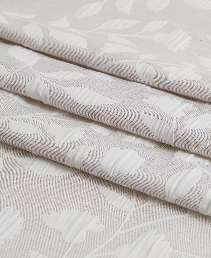 Martha Stewart Jenine Woven Shower Curtain, 72" x 72" 7