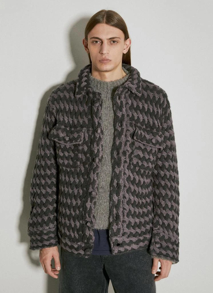 Isa Boulder Isa Boulder Patterned Work Jacket 1