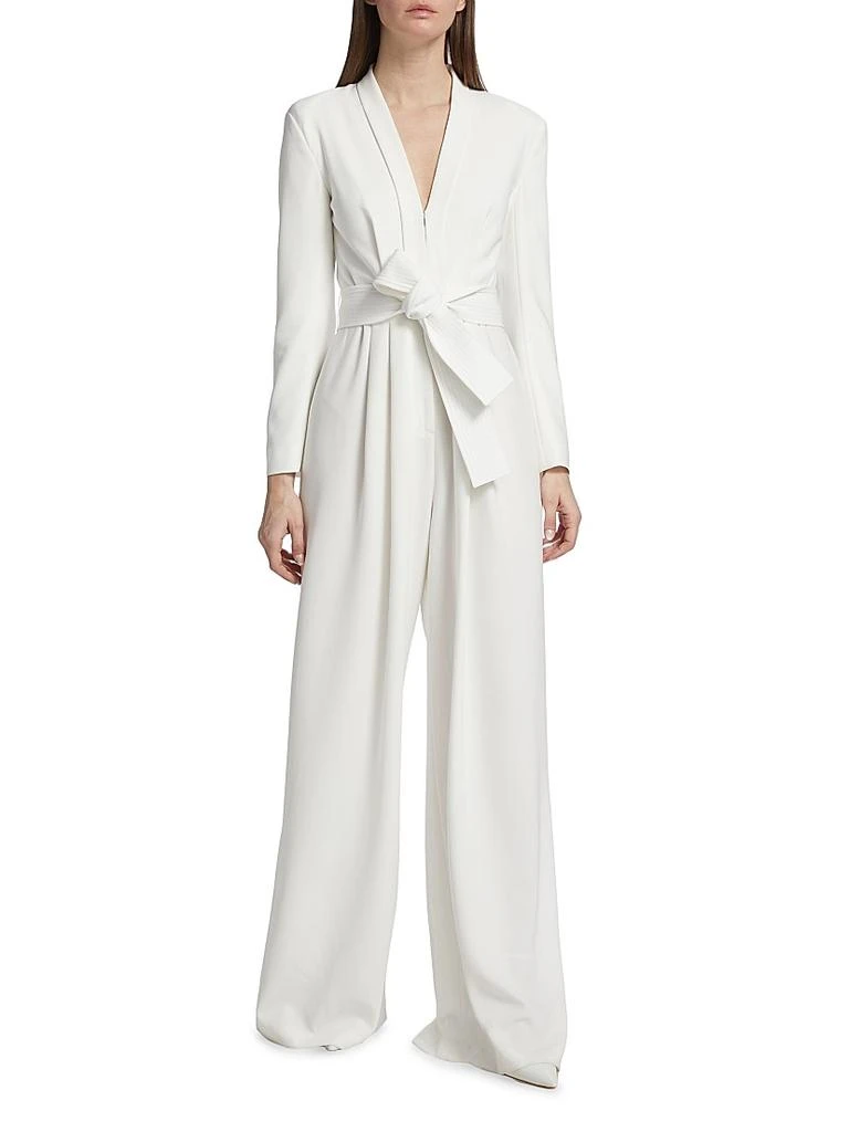 A.L.C. Kieran II Belted Crepe Wide-Leg Jumpsuit 3