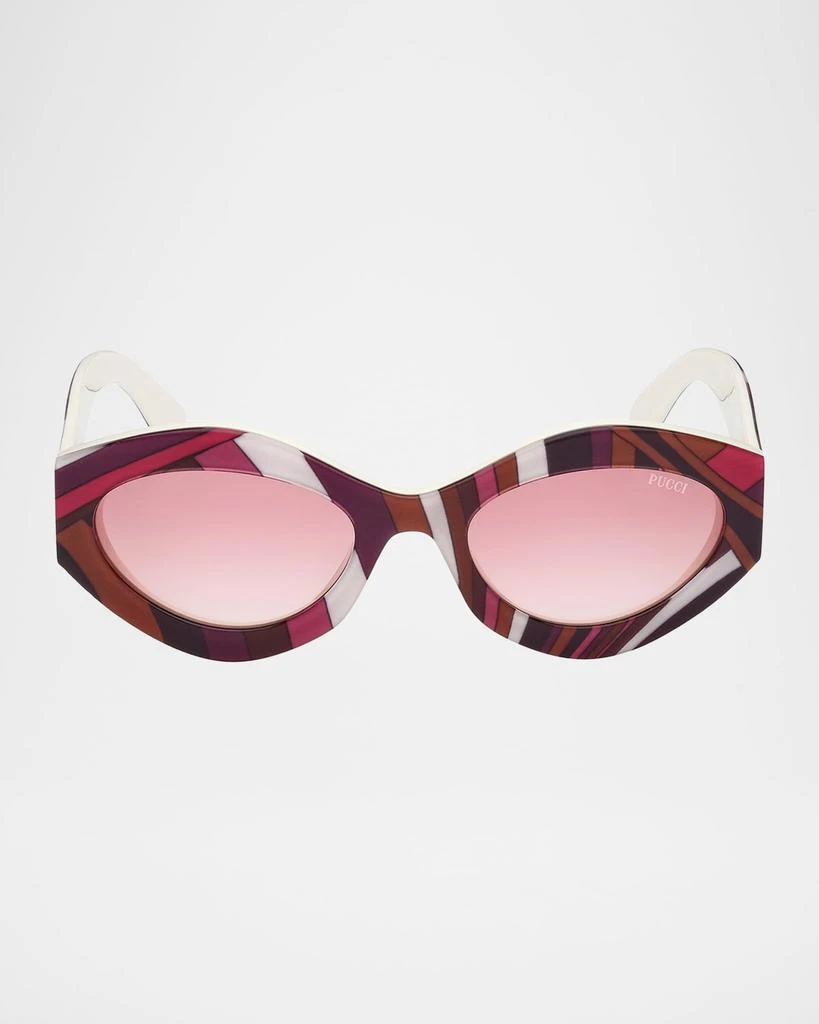 Emilio Pucci 54mm Cat Eye Sunglasses Emilio Pucci 54mm Geometric Sunglasses | Nordstrom main image 3