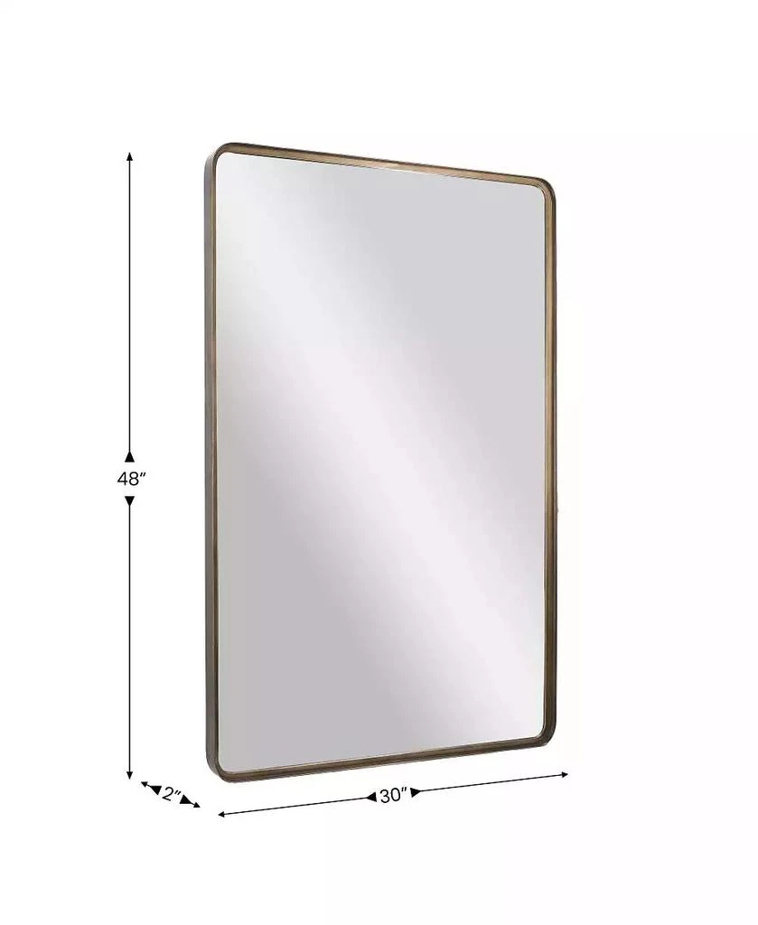 EMMA+OLIVER Afsin Wall Mirror with Silver Backed Glass for Clarity for Entryways, Bathrooms 
More 6