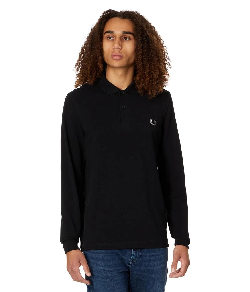 Fred Perry Long Sleeve Plain Fred Perry Shirt 1