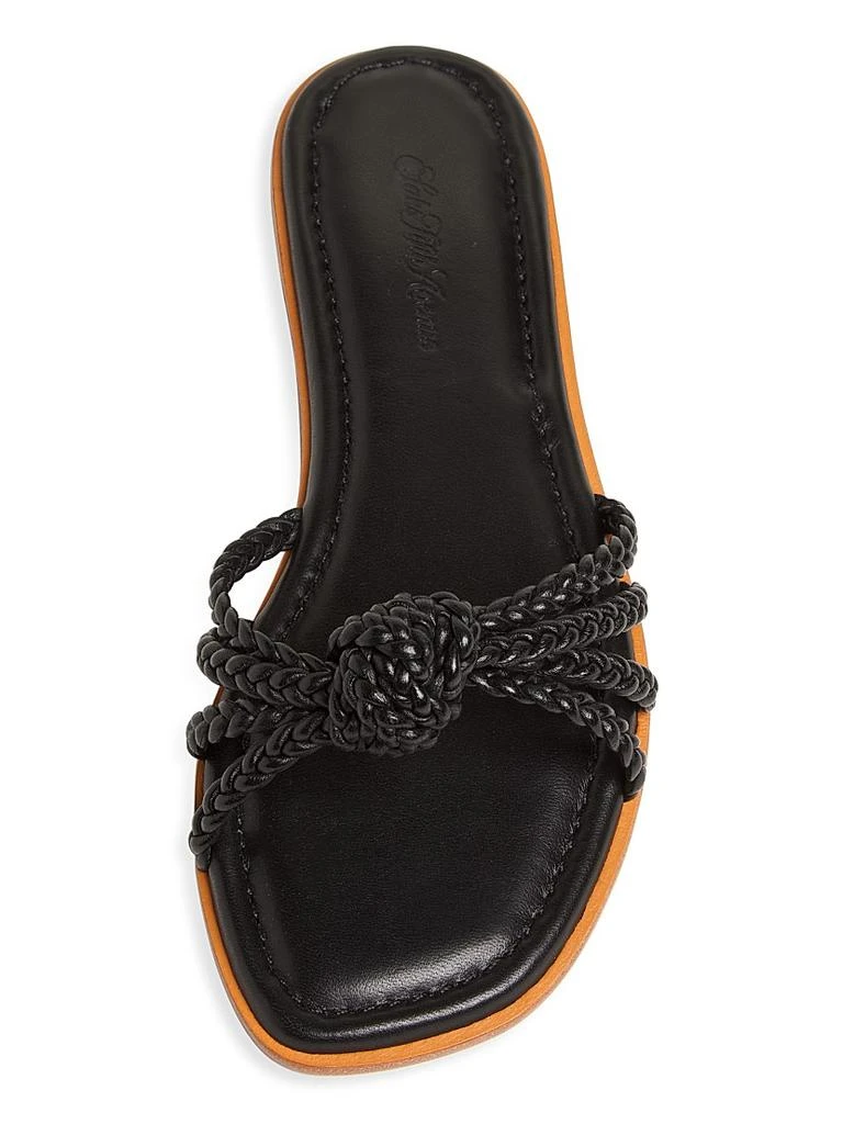 Saks Fifth Avenue Deluxe Nappa Leather Sandals 4