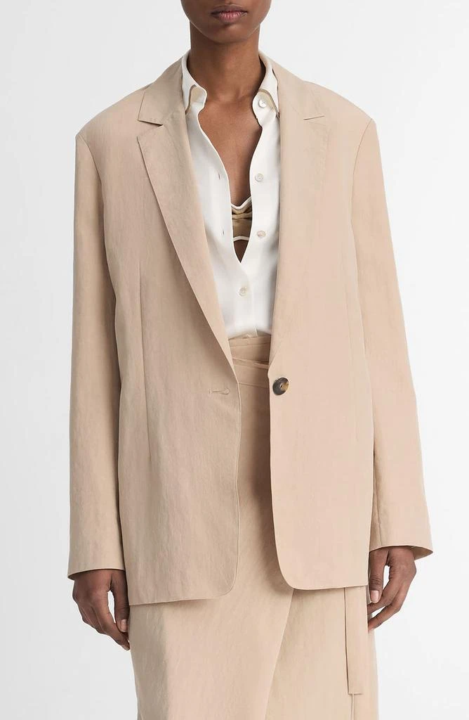 Vince Relaxed Textured Blazer