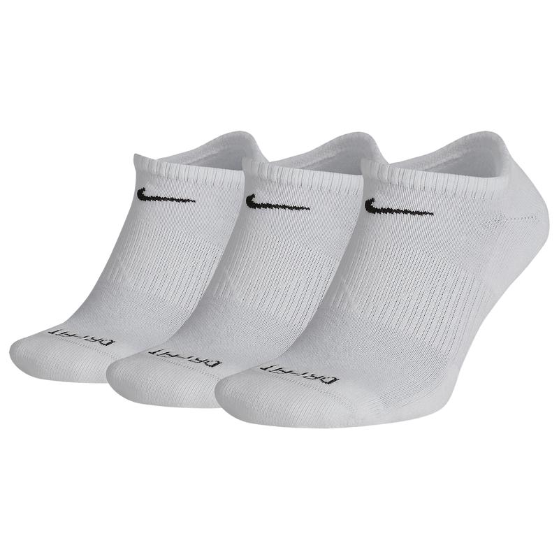 NIKE Nike 3 Pack Dri-FIT Plus No Show Socks - Men's