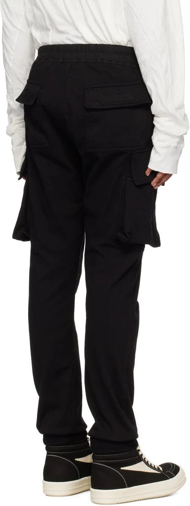 Rick Owens Black Porterville Mastodon Cut Cargo Pants 3