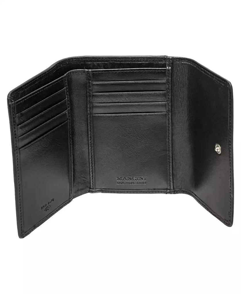 Mancini Leather Goods South Beach RFID Secure Mini Clutch Wallet 4