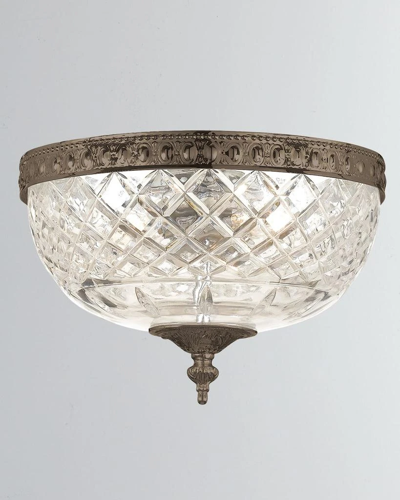 Crystorama 2-Light Crystal Ceiling Mount