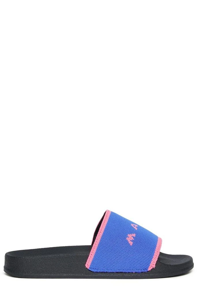 Marni Marni Kids Logo Intarsia-Knit Slip-On Slides 1