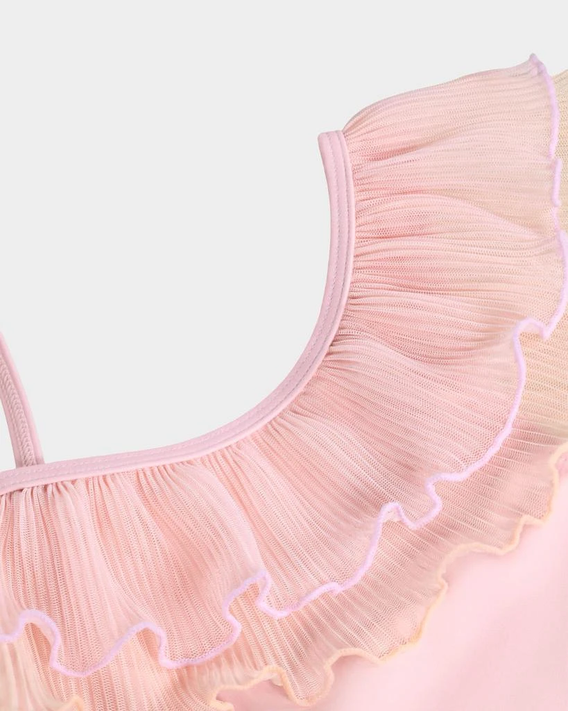 MOLO Girl's Nilla Asymmetric-Ruffle One-Piece Swimsuit, Size 3-10 3