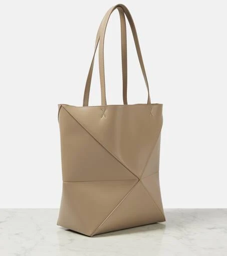 Loewe Puzzle Fold Medium leather tote bag 4