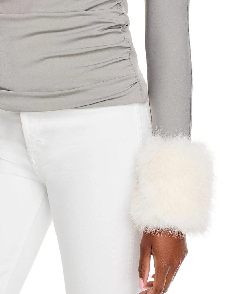 Adrienne Landau Faux Fur Cuff Top 4