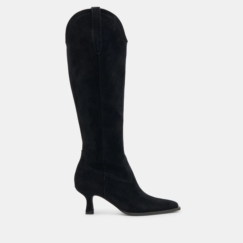 Dolce Vita Ariana Boots Onyx Suede 1