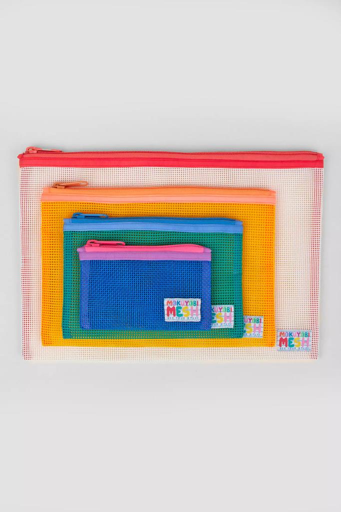 Mokuyobi Flat Mesh Zip Pouch - Thumbnail 4