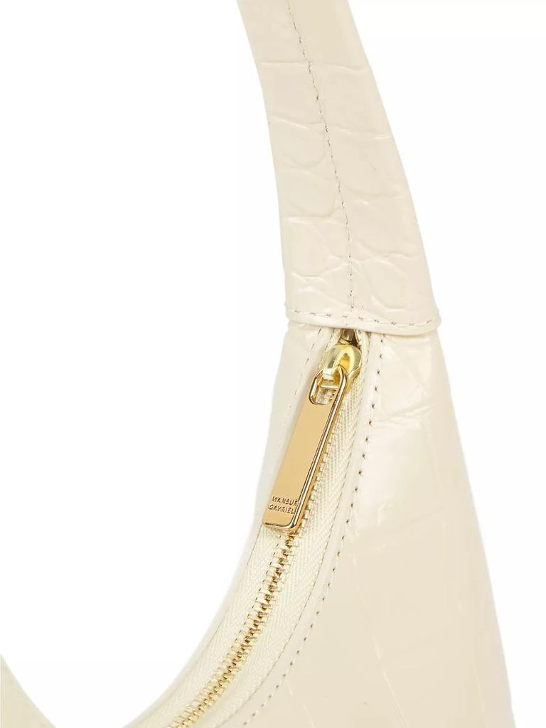 Mansur Gavriel Mini Candy Crocodile-Embossed Leather Shoulder Bag 5