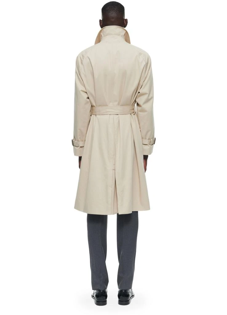 Fursac Long belted cotton coat 5