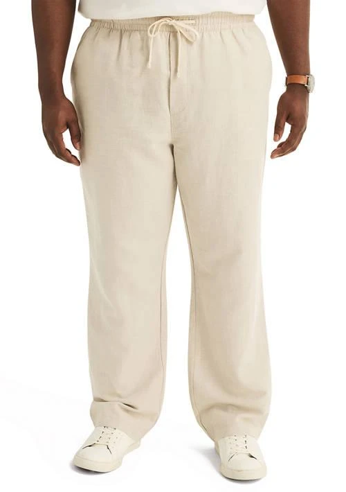 Nautica Big Tall Linen Drawstring Pants 1