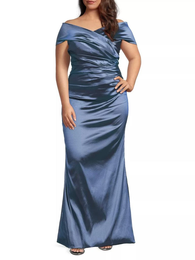 Teri Jon Taffeta Gown 2