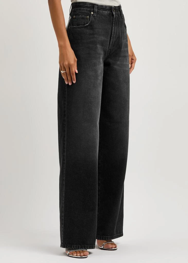Jean Paul Gaultier Body Mariniére printed wide-leg jeans 2