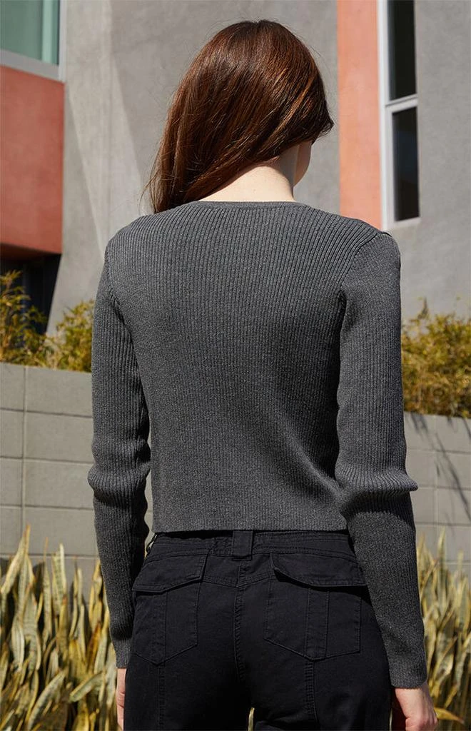 John Galt Gray Shannon Cardigan 4