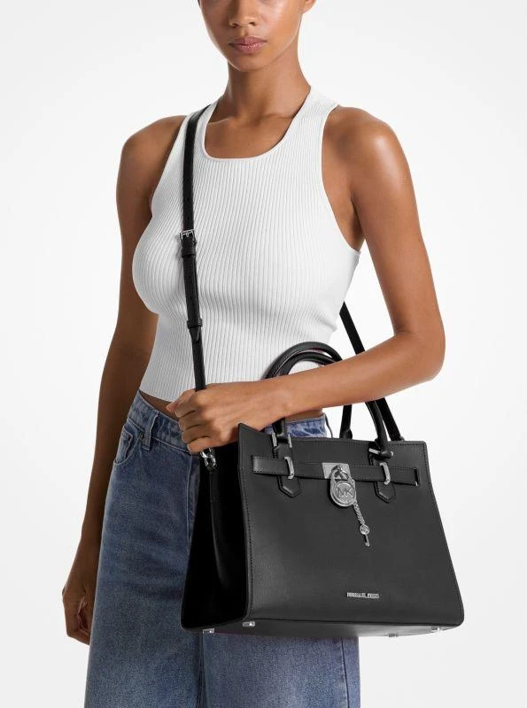 Michael Kors Hamilton Medium Leather Satchel 3