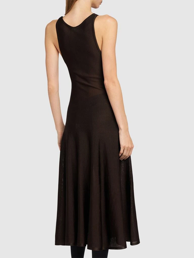 Khaite Hencil Viscose Midi Dress 2