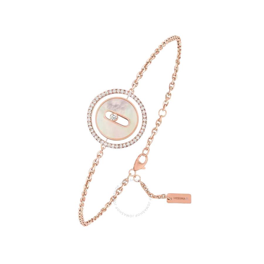Messika Lucky Move 18k Rose Gold Diamond Bracelet