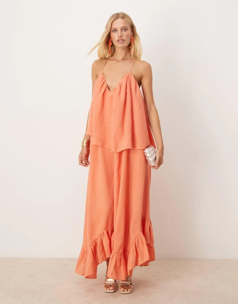 knee length dresses for ladies Coral Seville Maxi Dress – Hess main image 0