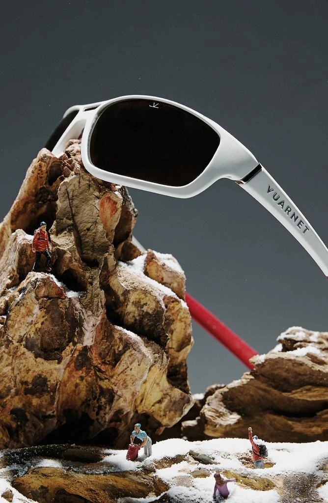 Vuarnet Racing Regular 62mm Rectangular Sunglasses 3