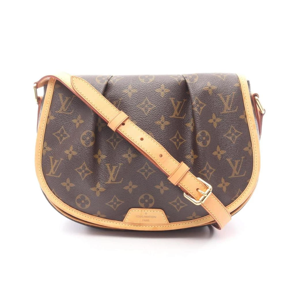 Louis Vuitton Monogram Coated Canvas Leather Shoulder Bag (Pre-Owned)