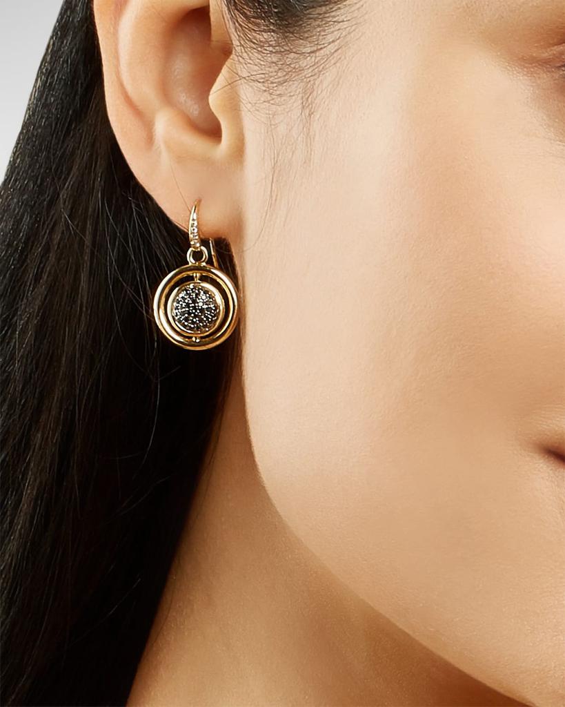 Syna 18K Yellow Gold Reversible Diamond Drop Earrings