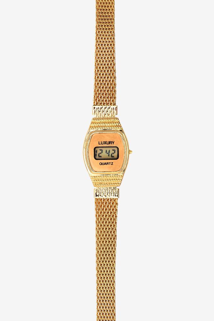 Los Angeles Apparel WCHRA59 - Tiny Metal Mesh Luxury Watch