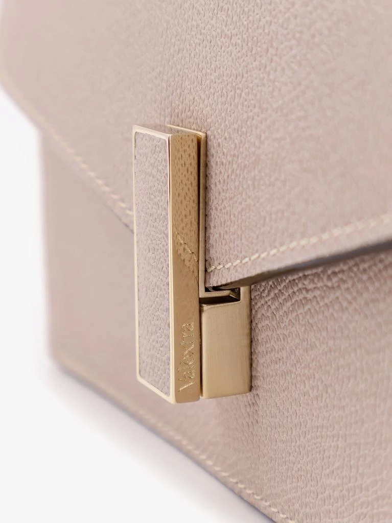 VALEXTRA Leather clutch with metal detail 5