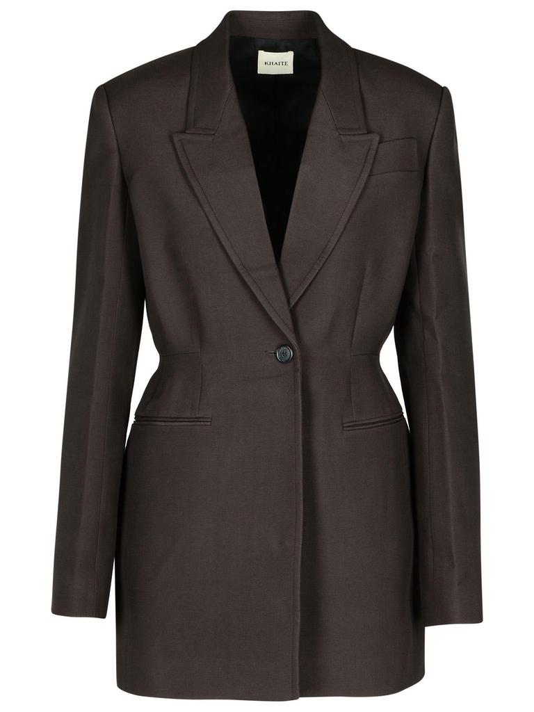 【関税込み】KHAITE REGGIE JACKET Khaite Black Reggie Jacket - Jackets - BeyondStyle