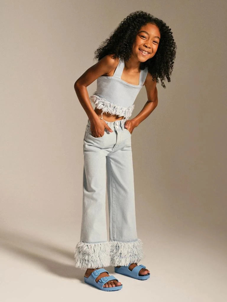 DL1961 DL1961 Girls Lily Wide Leg Jeans in Blue 2