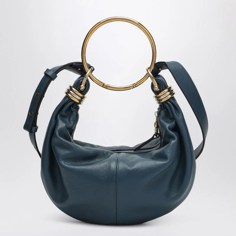 Chloé Small Bracelet Hobo bag blue 1