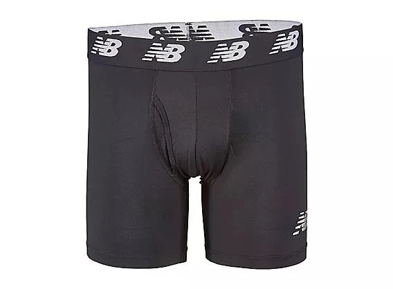 New Balance Mens Premium 6 Inch Boxer Brief with Fly 3 Pack 2