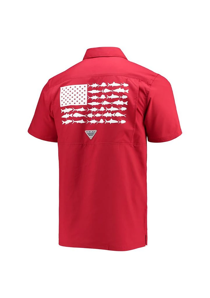 Columbia Alabama Crimson Tide NCAA PFG Alabama Tide Slack Tide Camp Button-Up Shirt 3