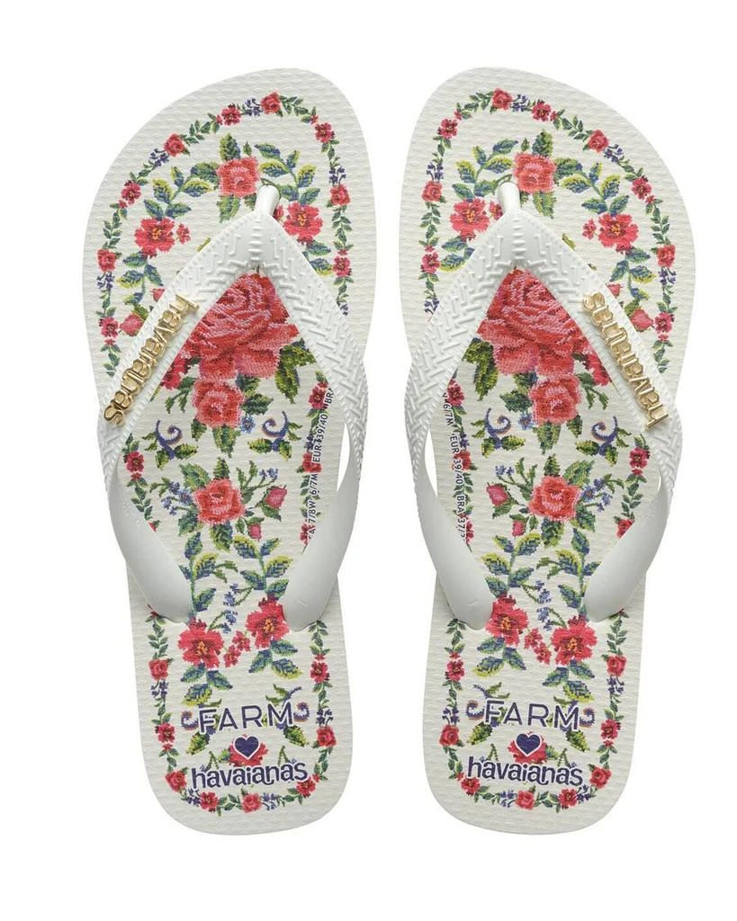 Havaianas Women's Farm Flower Tapestry Flip Flop Sandals 3