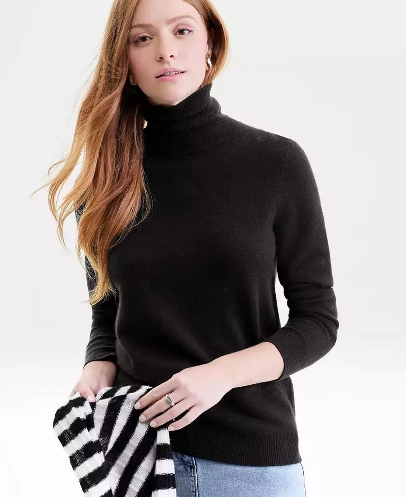 Charter Club Women's 100% Cashmere Turtleneck Sweater, Macy's Exclusive 1