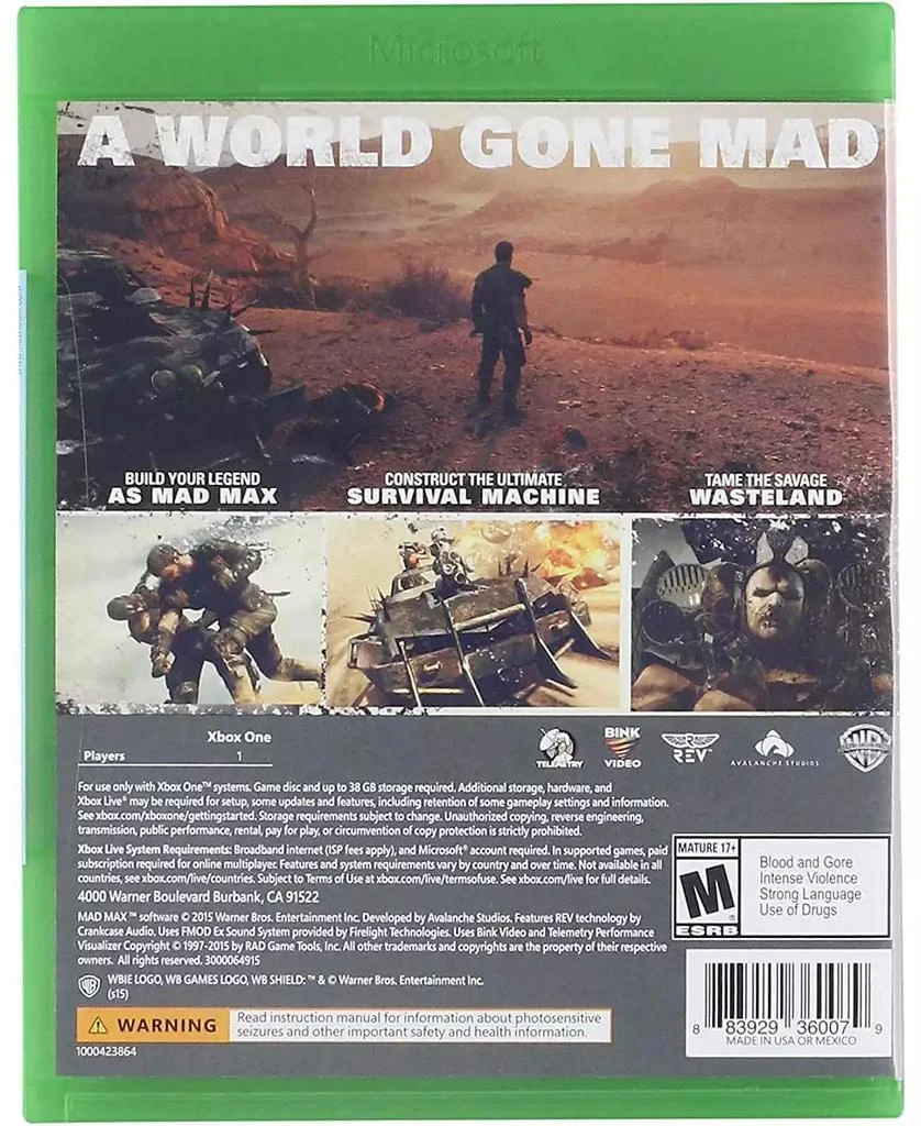 Warner Bros. Mad Max - Xbox One 2