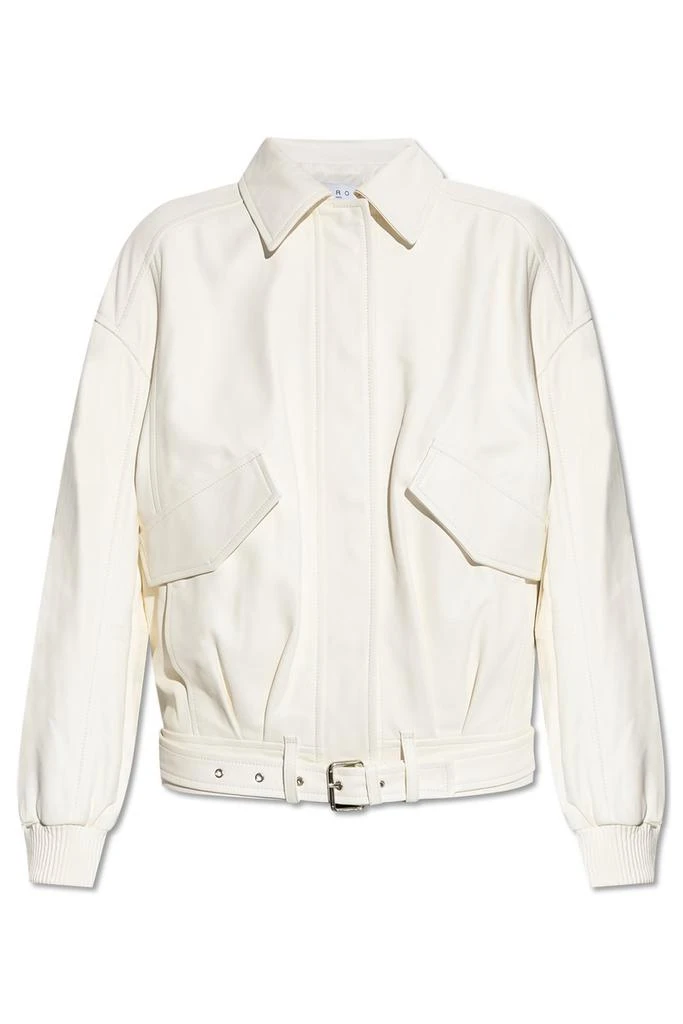 IRO Iro Manka Drop-Shoulder Leather Jacket 1