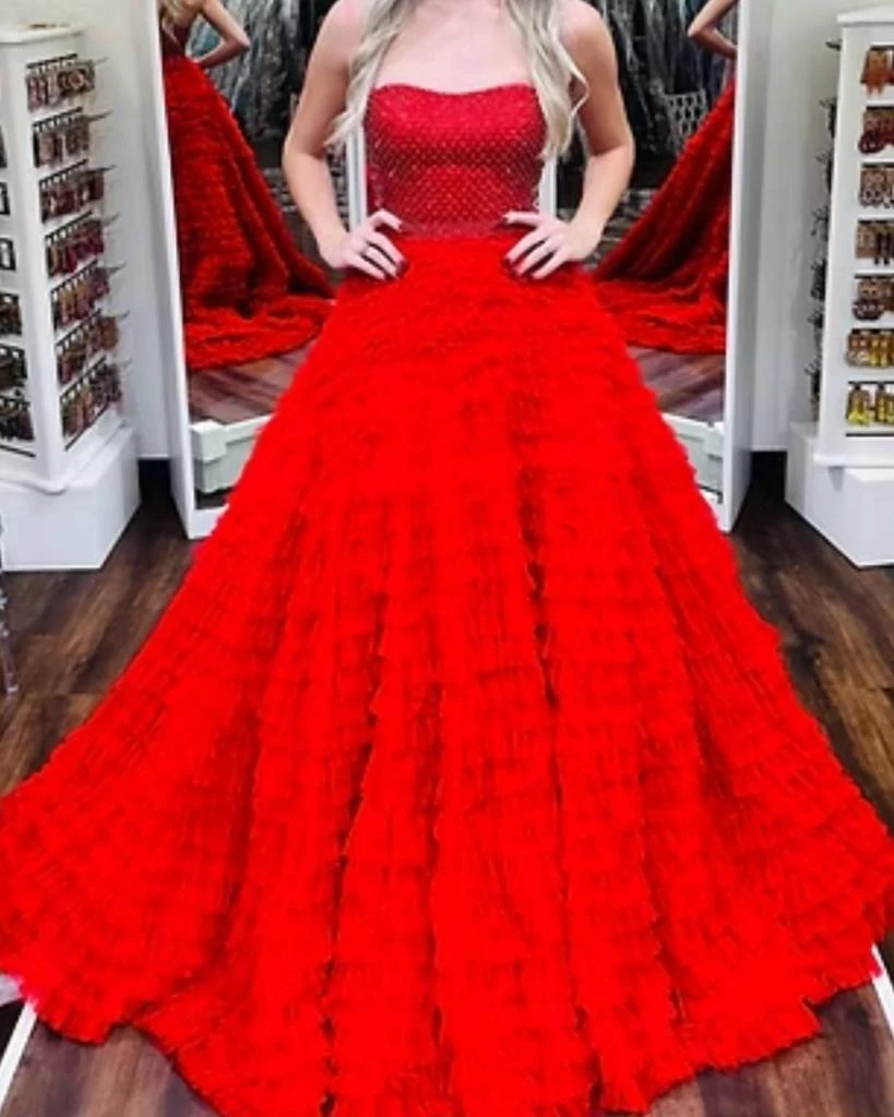 Sherri Hill Sherri Hill - Strapless Embellished Gown