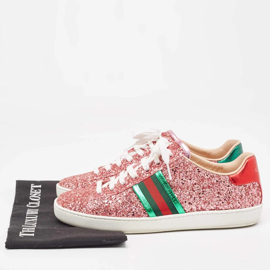 Gucci Gucci Tri Color Glitter  and Leather Ace Low Top Sneakers Size 38.5 9