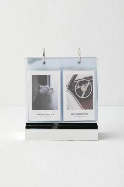 Urban Outfitters Tabletop Chrome Flip INSTAX MINI Picture Frame 2