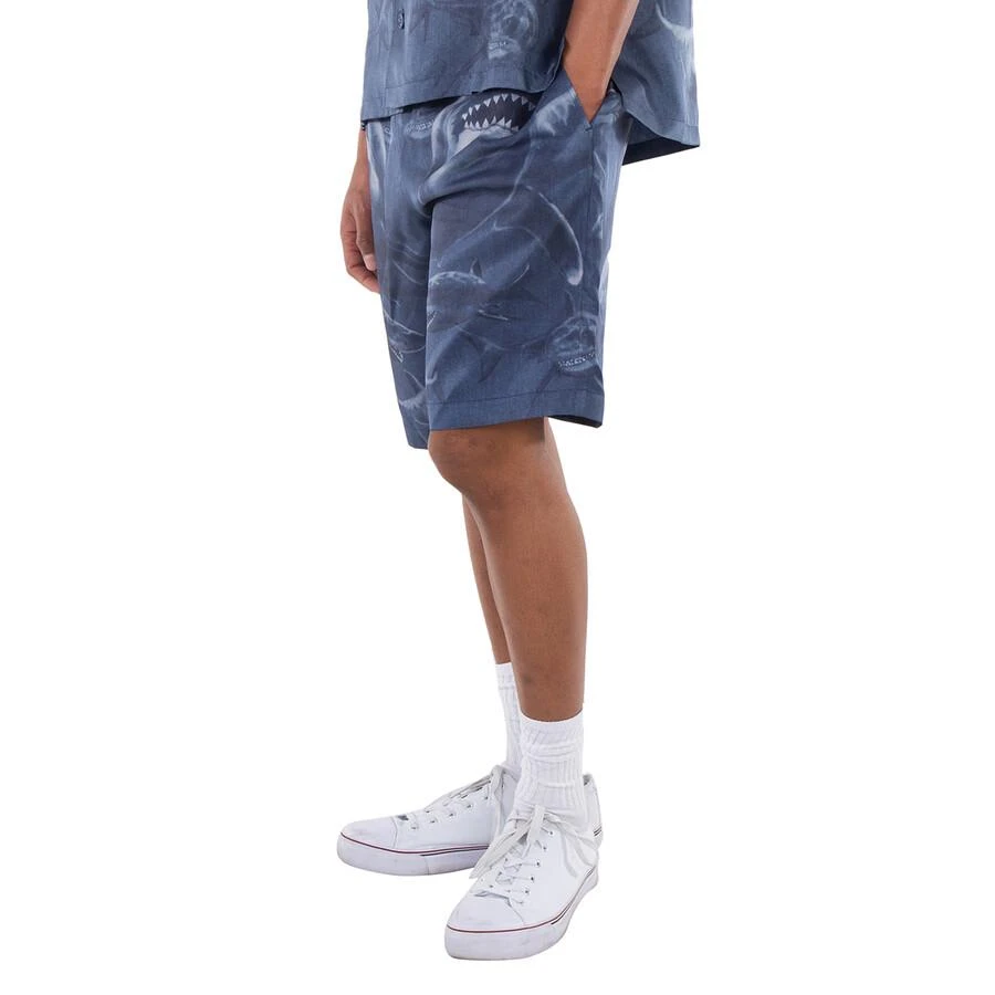 Burberry Shark-Print Silk Shorts 2