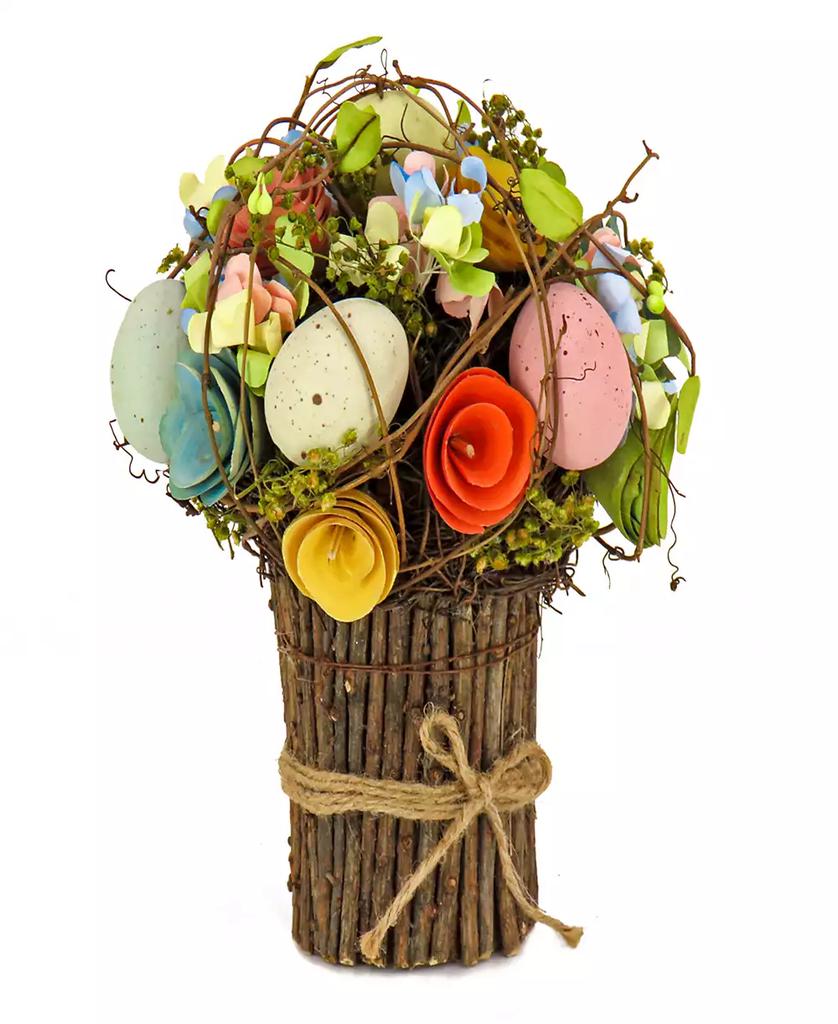 National Tree Company 8" Easter Egg Floral Bundle
